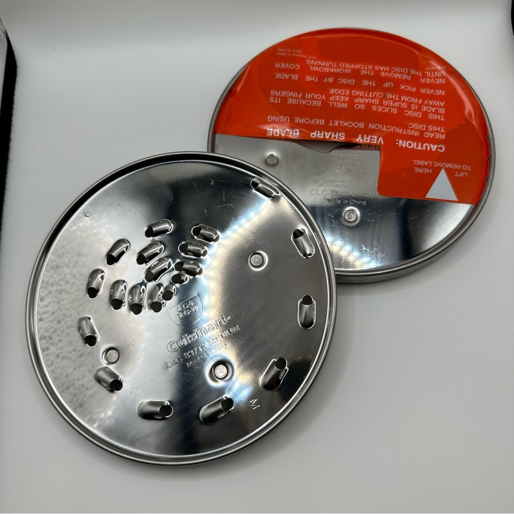 Cuisinart Prep 11 Plus Shred Grate Discs DLC-837TX DLC-844TX New OEM Set